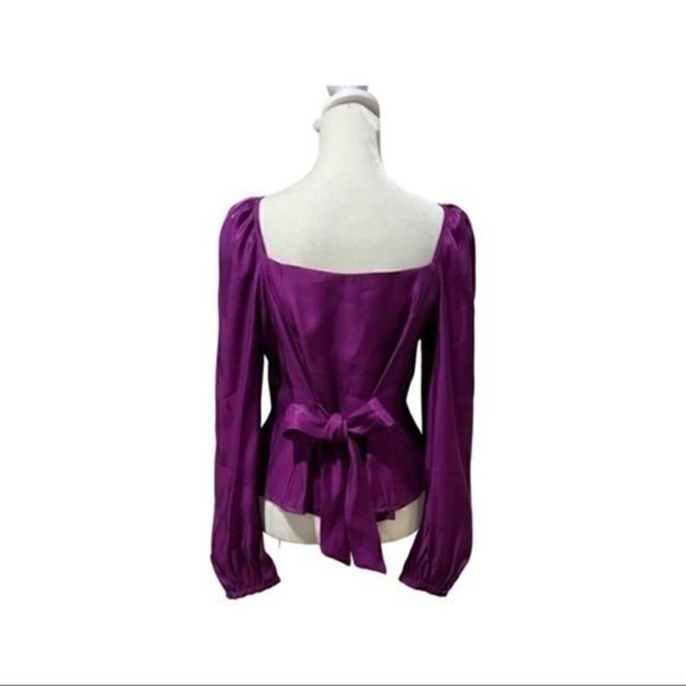 NWT Adelyn Rae metallic blousesize small - Picture 8 of 16